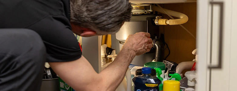 Checking Kitchen Sink Garbage Disposal