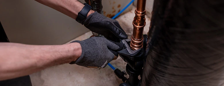 Pipe Repair With Vise Grip