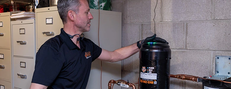 Tiger Plumbing Checking Water Filteration