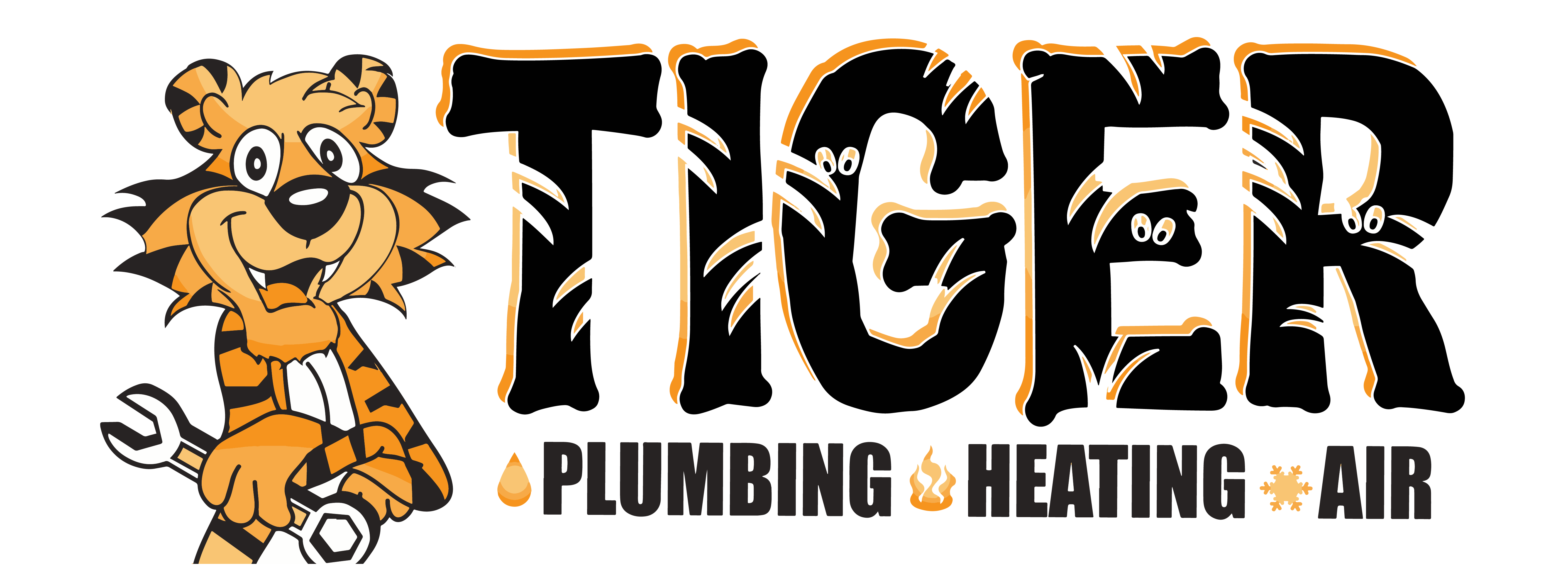 Tiger Plumbing, Heating & Air Logo