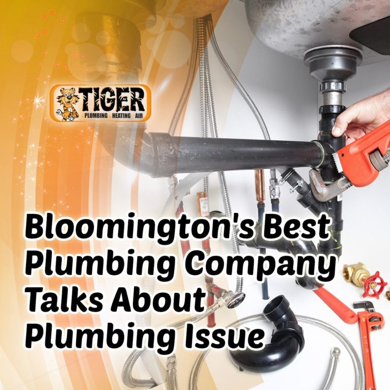 Bloomington's Best Plumbing Company Talks About Plumbing Issues